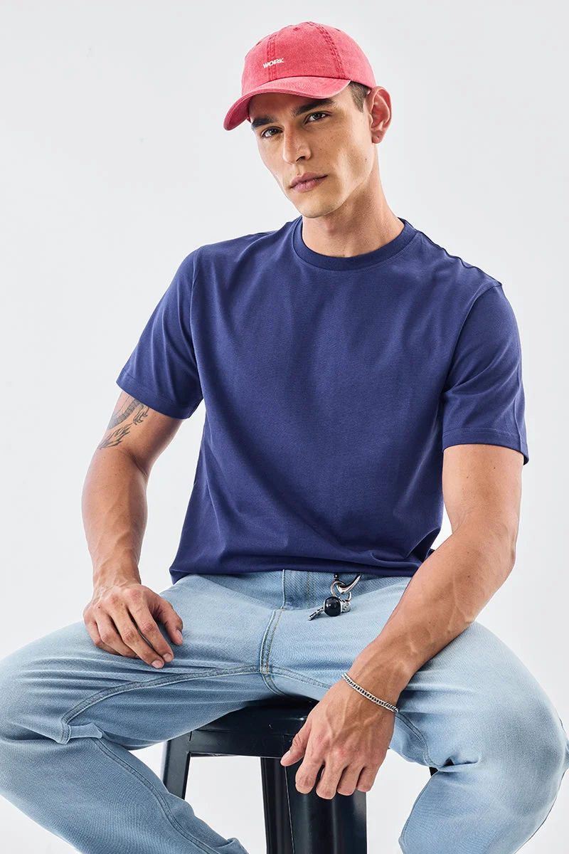 SNITCH Core Lab 100% Cotton Regular Fit T-Shirt